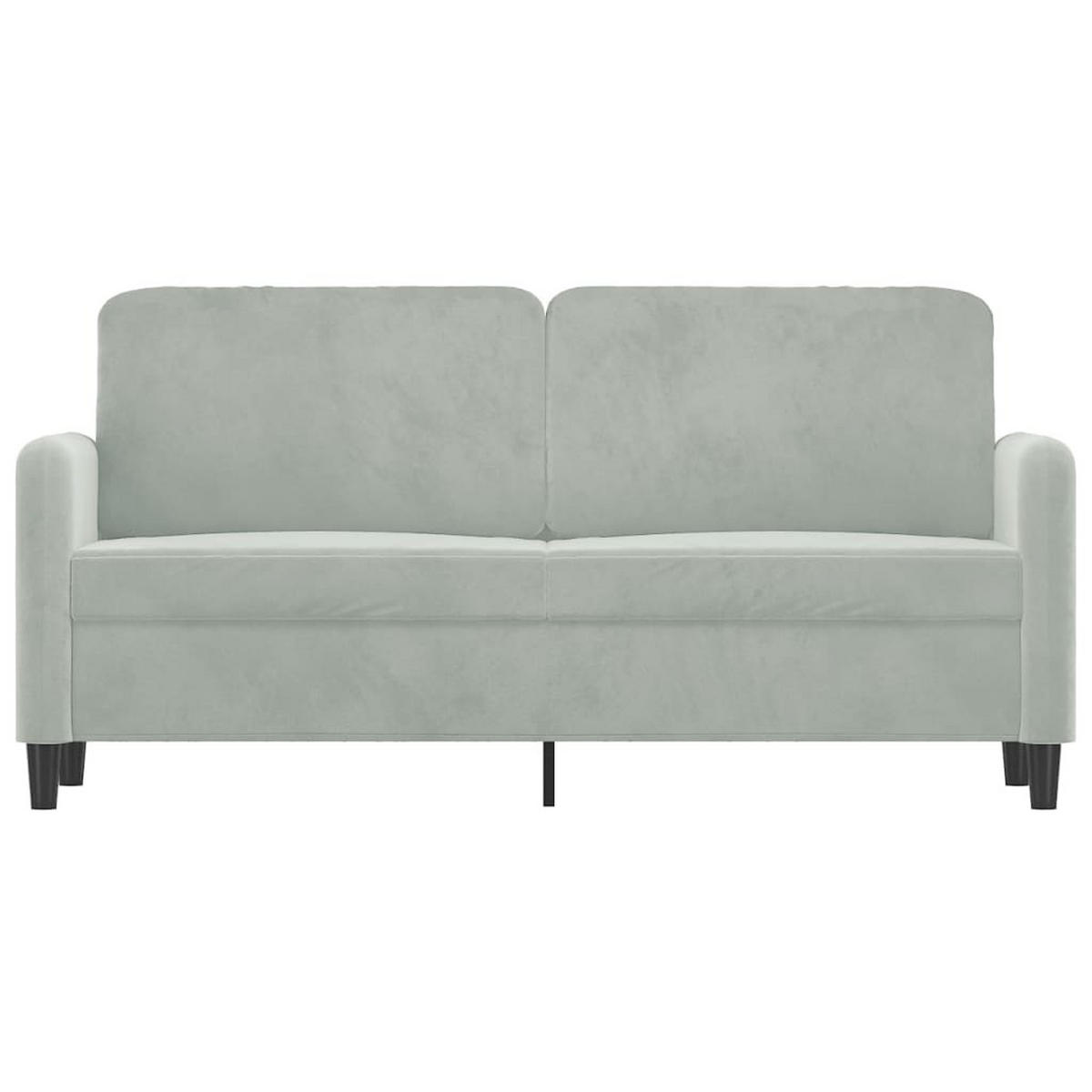 2-SITZER-SOFA Creglingen - Grau, Naturmaterialien (158/77/80cm) - Nettlife