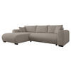 ECKSOFA Merkos - Schwarz/Cappuccino, Holz/Textil (285/188cm) - MIRJAN24