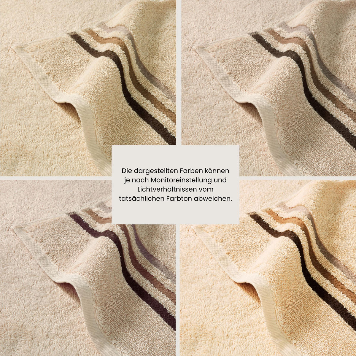 WASCHHANDSCHUHSET Skyline Color - 5-teilig - 16x22 cm - Sand - Sandfarben, Textil (16/22cm) - SCHIESSER