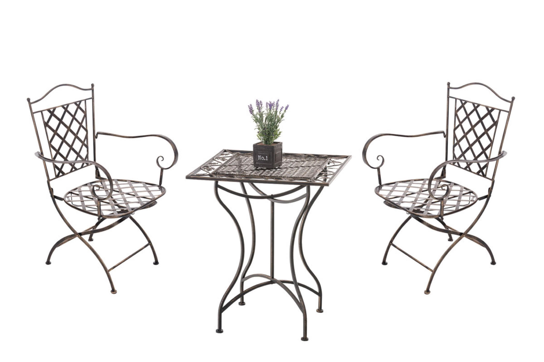 SITZGRUPPE Pajak bronze - Braun, Metall - TPFGarden