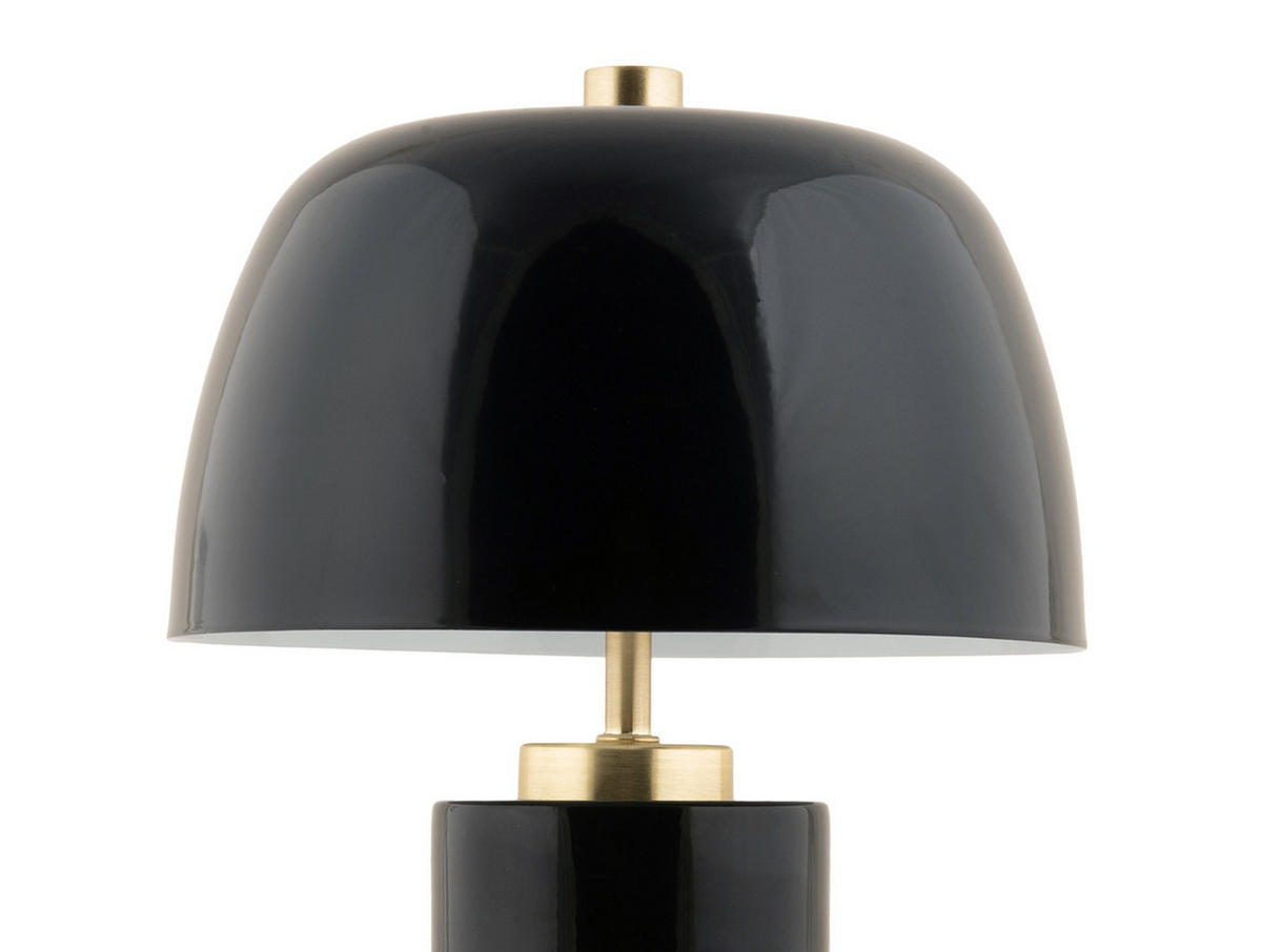 TISCHLAMPE Freya LED 18/18/30 cm - Schwarz, Metall (18/18/30cm) - Leitmotiv
