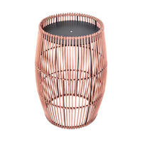 GARTEN-BEISTELLTISCH Braun - Braun, Metall (47/31.8/47cm) - Teamson Home