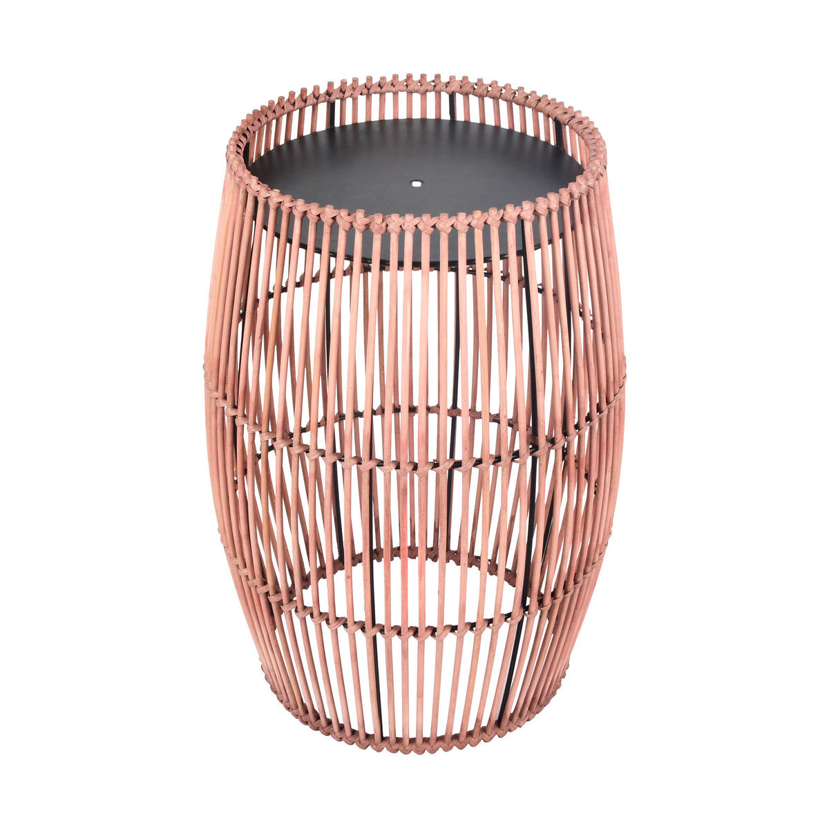 GARTEN-BEISTELLTISCH Braun - Braun, Metall (47/31.8/47cm) - Teamson Home