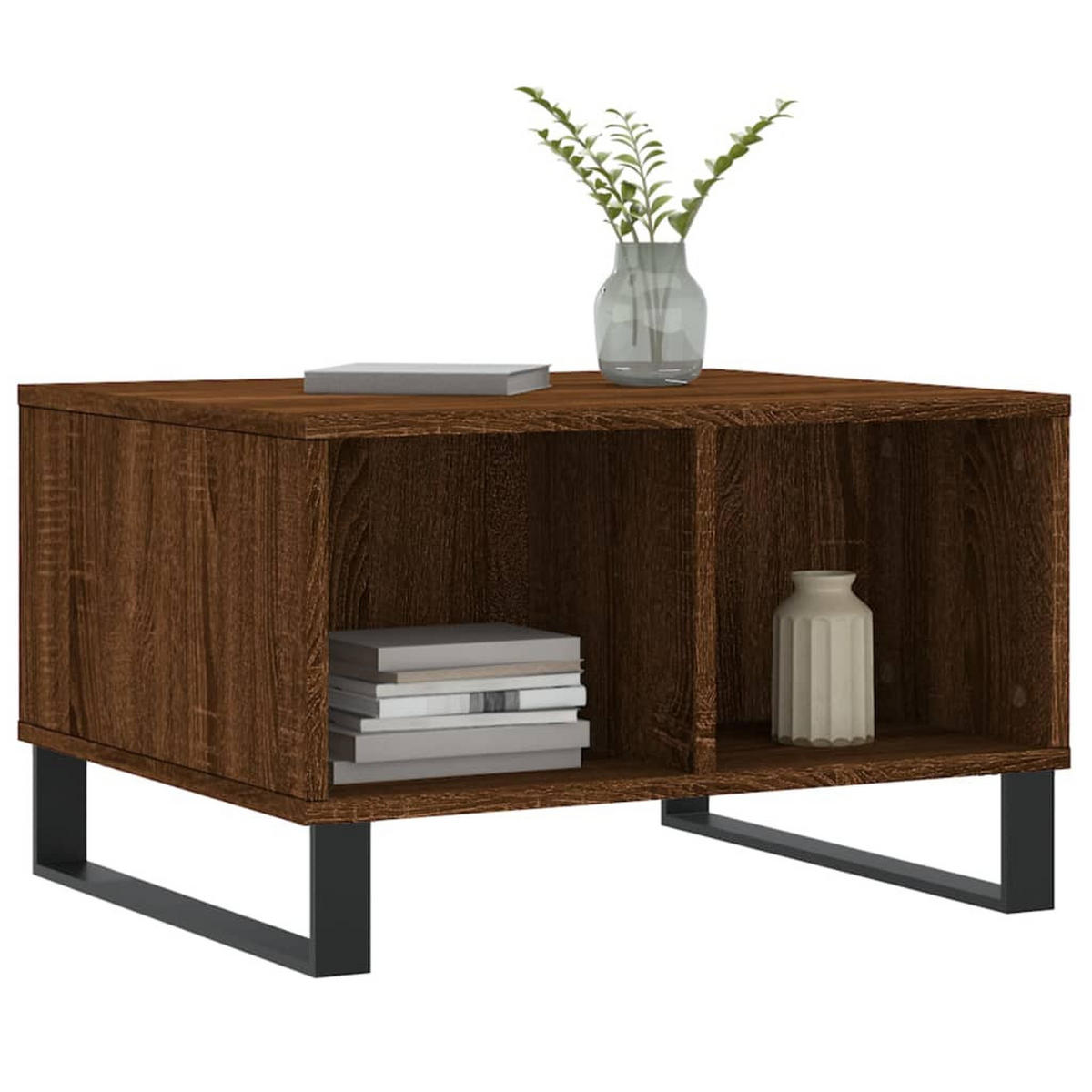 COUCHTISCH Braun Eichen-Optik 60x50x36,5 cm Holzwerkstoff - Braun, Holzwerkstoff (60/50/36.5cm) - furnicato