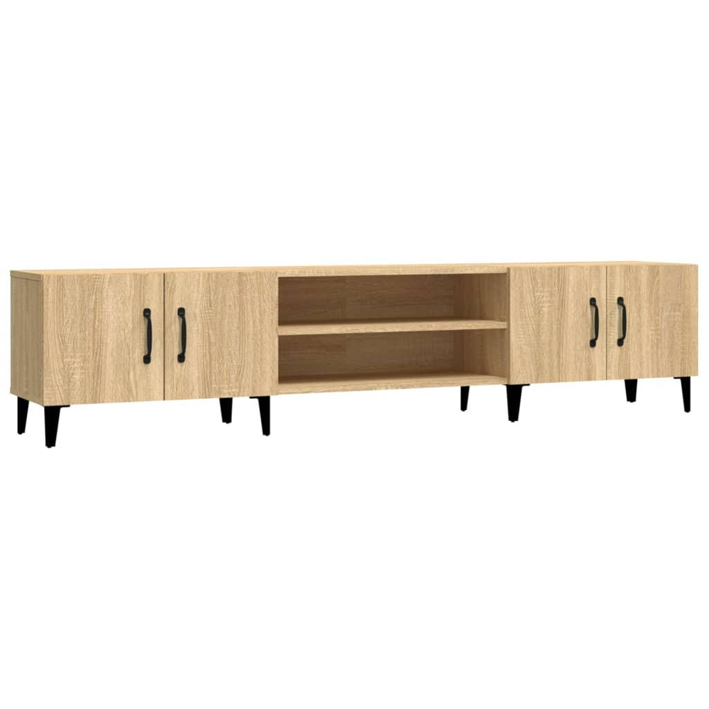 vidaXL Lowboard Sonoma Eiche 180x40x31.5 cm