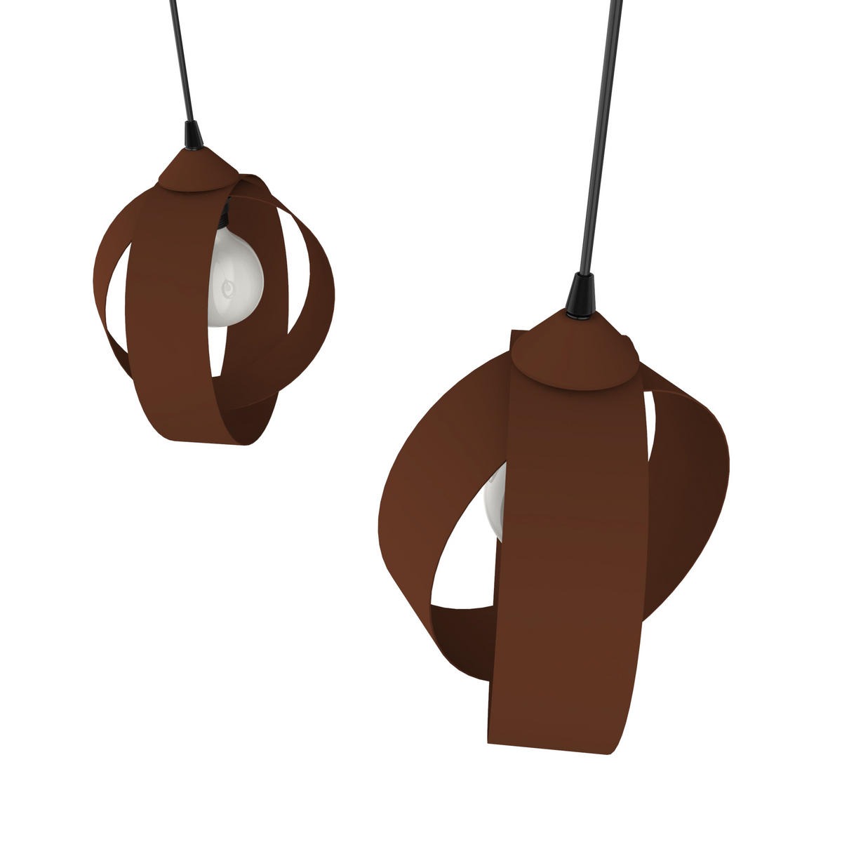 HÄNGELEUCHTE - Dunkelbraun, Metall (7/25/25cm) - Lumicom