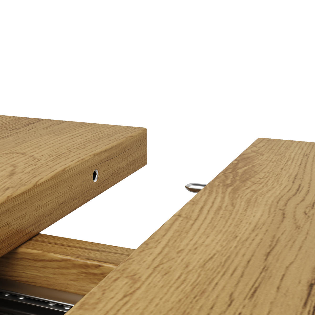 AUSZIEHTISCH Schwarz 110-140/80/76 cm - Schwarz, Holz (80/110/76cm) - PANGIVO