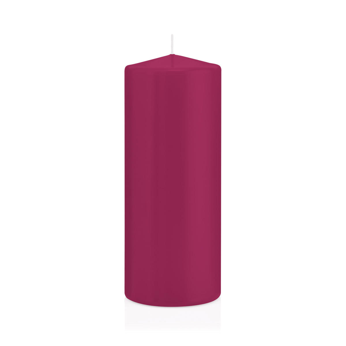 STUMPENKERZEN Cardinal Ø 78 x 200 mm, 8 Stück - Lila, Paraffin (8/20cm) - Wiedemann Kerzen