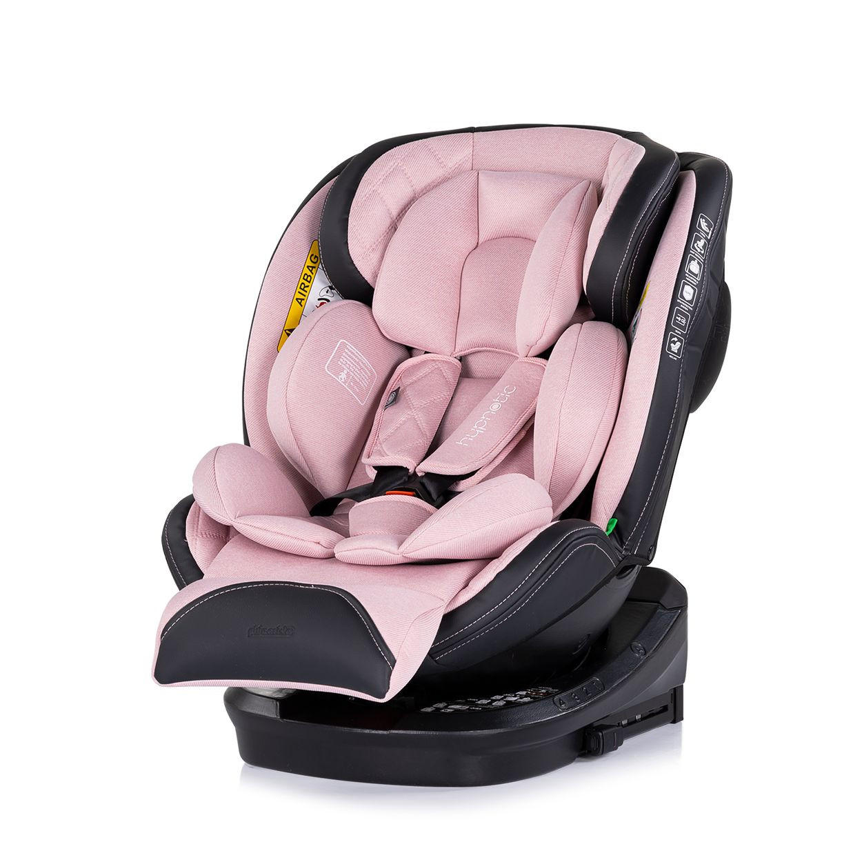 KINDERSITZ Hypnotic i-Size rosa (40-150cm) Isofix, Top Tether, Kopfstütze - Rosa, Kunststoff (36/75/45cm) - Chipolino