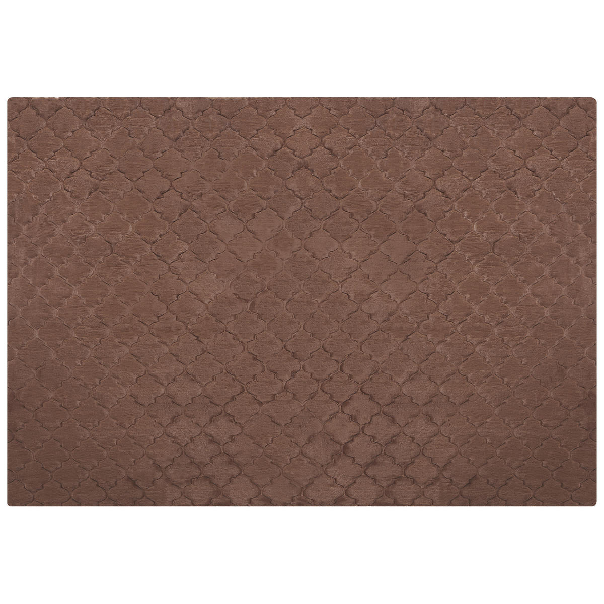 SHAGGY-KUNSTFELLTEPPICH Gharo 230/160 cm - Braun, Kunststoff (160/230cm) - Beliani
