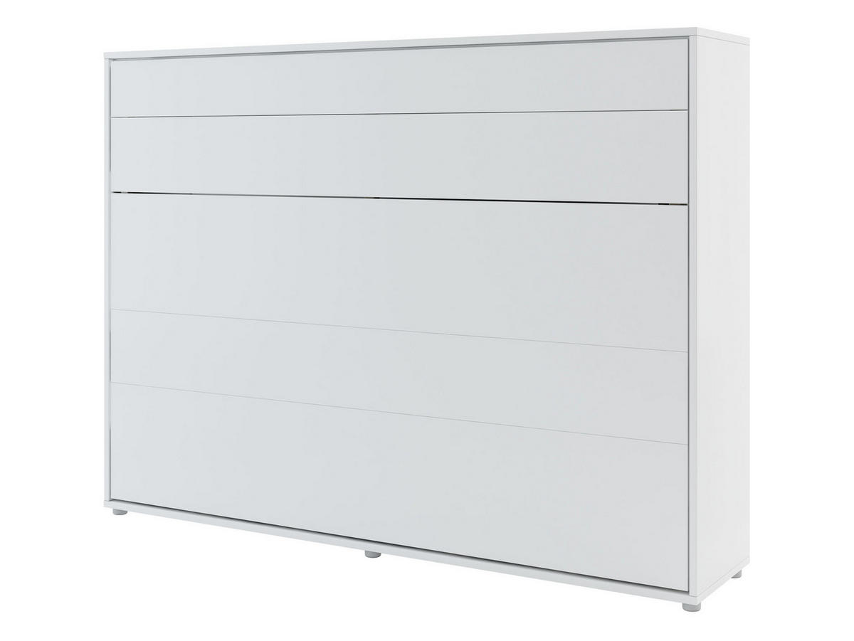 SCHRANKBETT Bed-Concept BC-04 140x200 - Weiß/Grau, Holz/Holzwerkstoff (140/200cm) - MIRJAN24