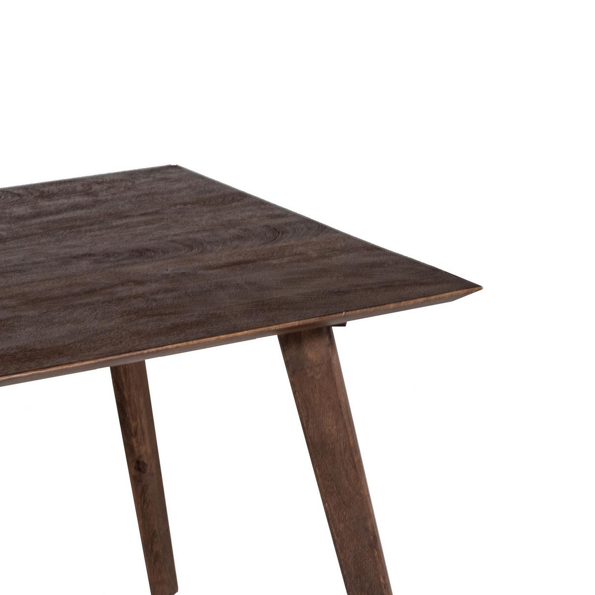 ESSTISCH aus Mangoholz 160cm, dunkelbraun - Dunkelbraun, Holz (160/90/76cm) - Giga Meubel