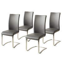 FREISCHWINGER - Edelstahlfarben/Grau, Kunststoff/Metall (43/103/52cm) - home24