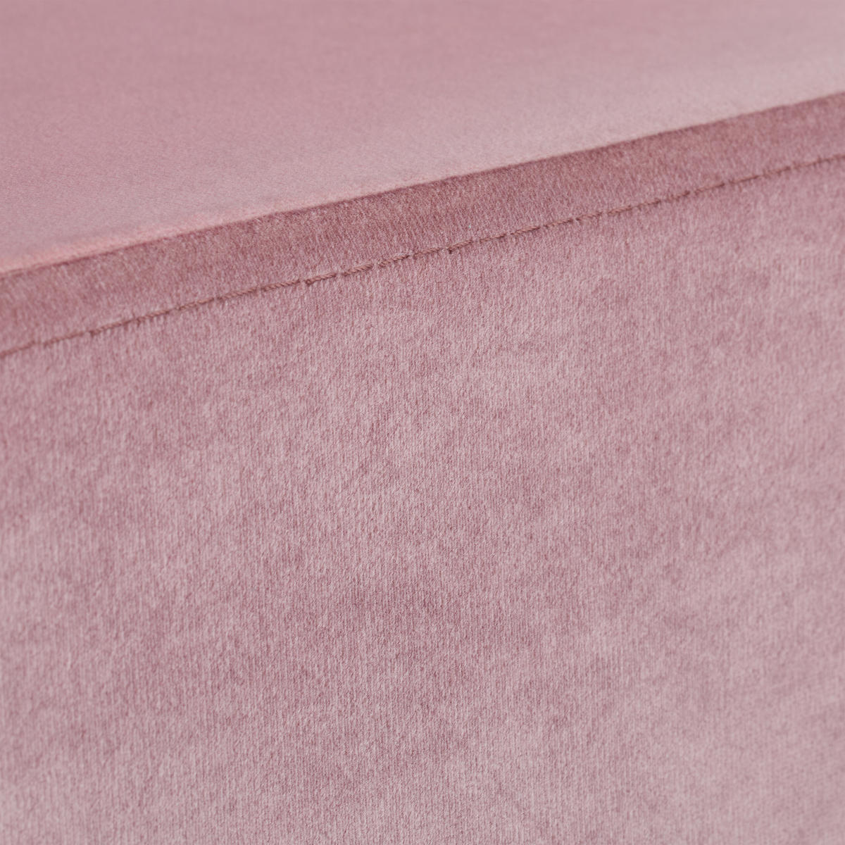 SITZBANK - Rosa, Holzwerkstoff/Textil (60/40/43cm) - Relaxdays