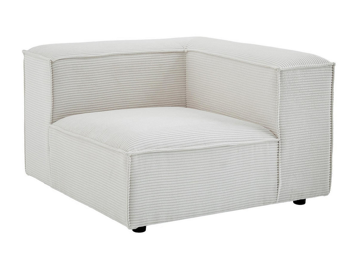 SESSEL mit gerader Rückenlehne - 1 Person - samt - beige Ruzolo - Beige, Holz/Textil (103/67/103cm) - Vente-Unique
