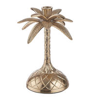 KERZENHALTER Golden Nature - Goldfarben, Metall (17/23/17cm) - BUTLERS