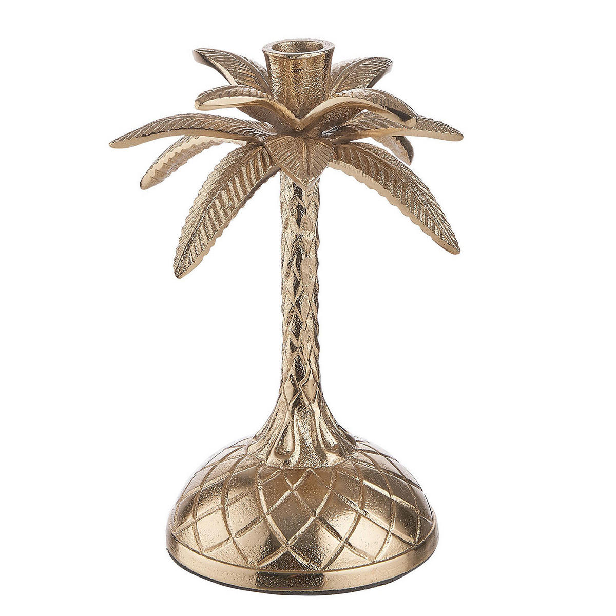 KERZENHALTER Golden Nature - Goldfarben, Metall (17/23/17cm) - BUTLERS