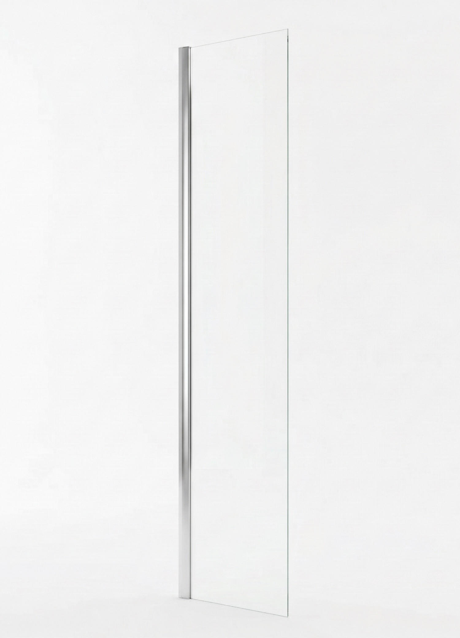 DUSCHWAND Florida - 40 x 200 cm - Chrom - Walk-In Duschabtrennung aus Sicherheitsglas - Chromfarben, Glas (40/200cm) - Badplaats