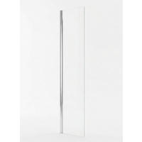 DUSCHWAND Florida - 40 x 200 cm - Chrom - Walk-In Duschabtrennung aus Sicherheitsglas - Chromfarben, Glas (40/200cm) - Badplaats