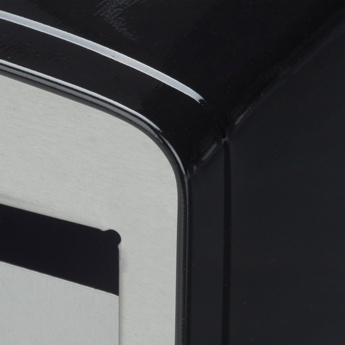 SERVIETTENSPENDER - Schwarz, Metall (9.5/15/11cm) - Relaxdays