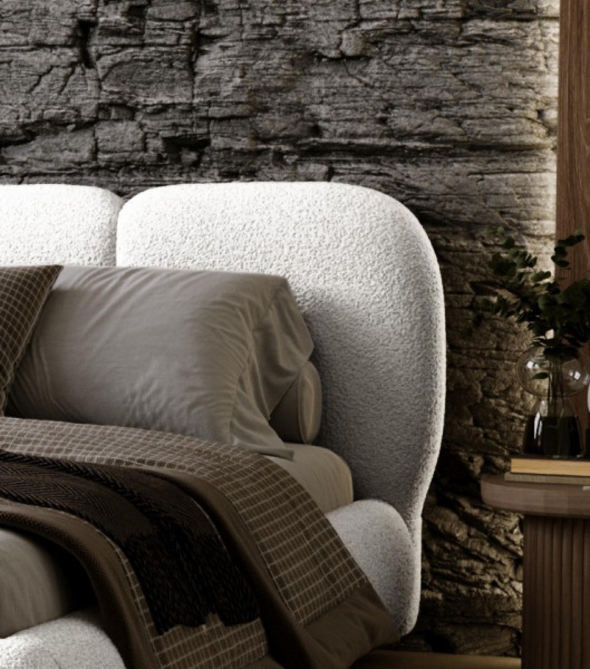 BETT Weiß ROZA Mit Bettkasten 180x200 cm - Weiß, Textil (180/200cm) - Sepro Meble