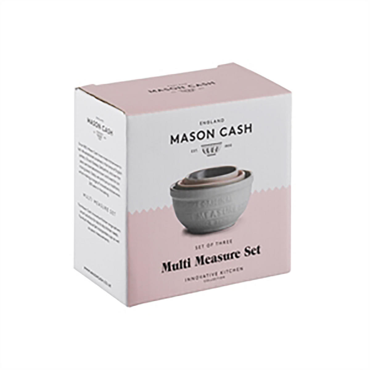 MESSBECHER-SET, 3 - tlg. aus Steingut - Creme, Keramik (1L) - Mason Cash