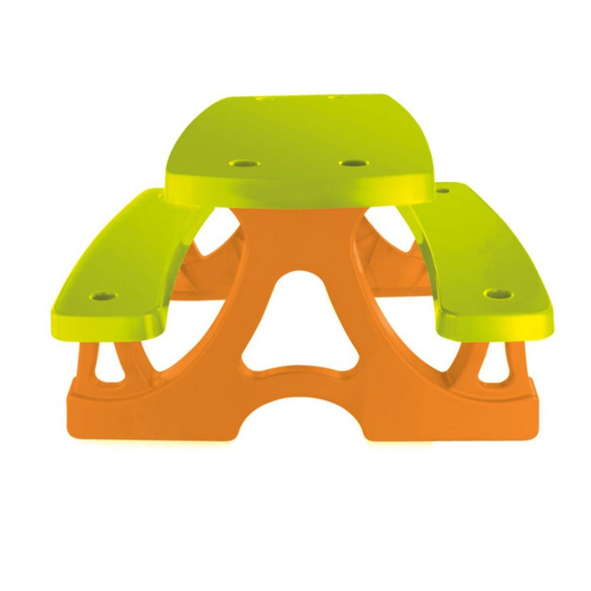 KINDERBANK 10722 79 x 78 x 49 cm, drinnen und draußen, Kindersitzgruppe, ab 3 Jahre - Grün, Kunststoff (79/49/78cm) - Mochtoys