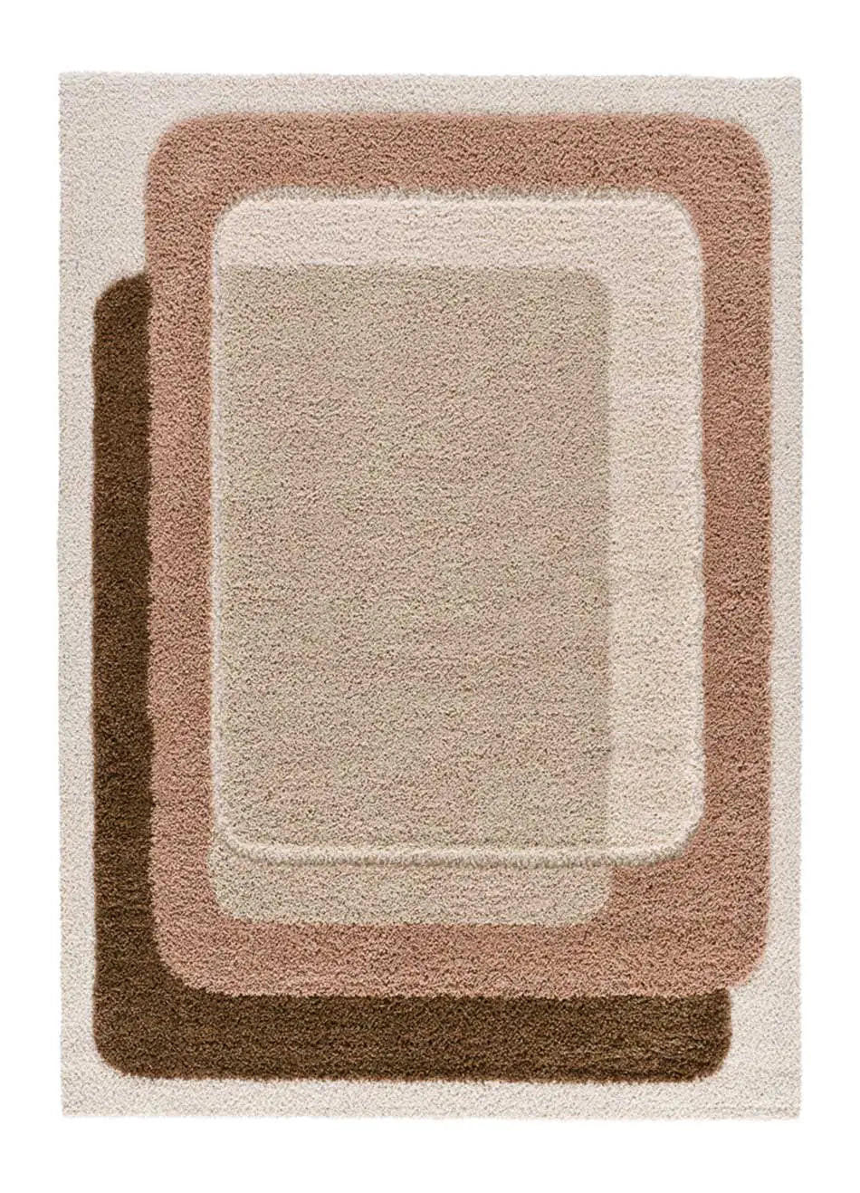 KINDERTEPPICH Beige / Rosa Ember 120/170 cm - Beige, Naturmaterialien/Textil (120/170cm) - Atticgo