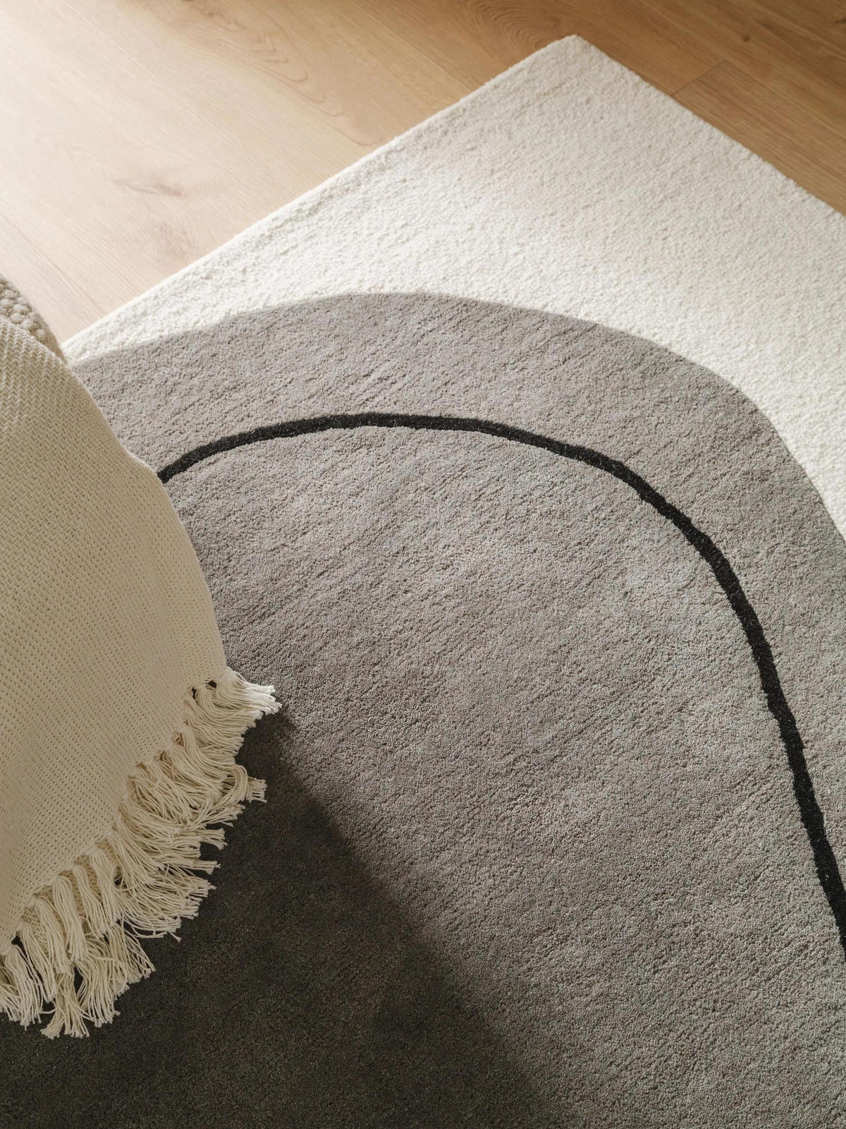 WOLLTEPPICH Kyoto Multicolor 120x170 cm - Multicolor, Textil (120/170cm) - benuta Pure