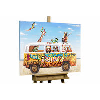 ÖLGEMÄLDE 100/70 cm - Multicolor, Holz/Textil (1.82/70cm) - KUNSTLOFT