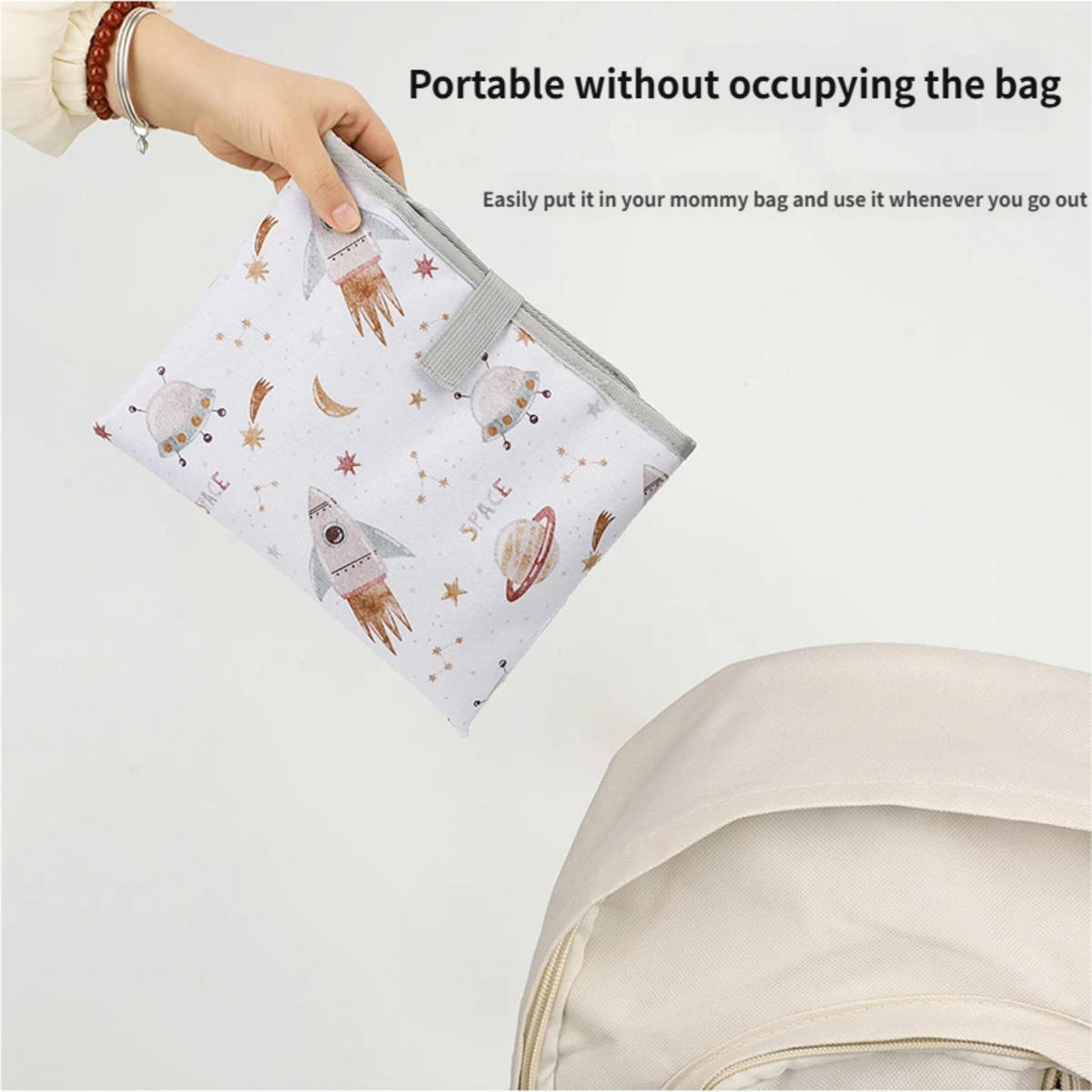 REISEBETT 76/44,5 cm - Multicolor, Textil