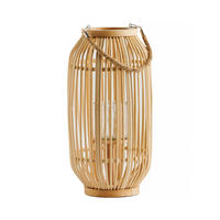 LATERNE Mindoradosea - Beige, Holz (25/48/25cm) - home&you