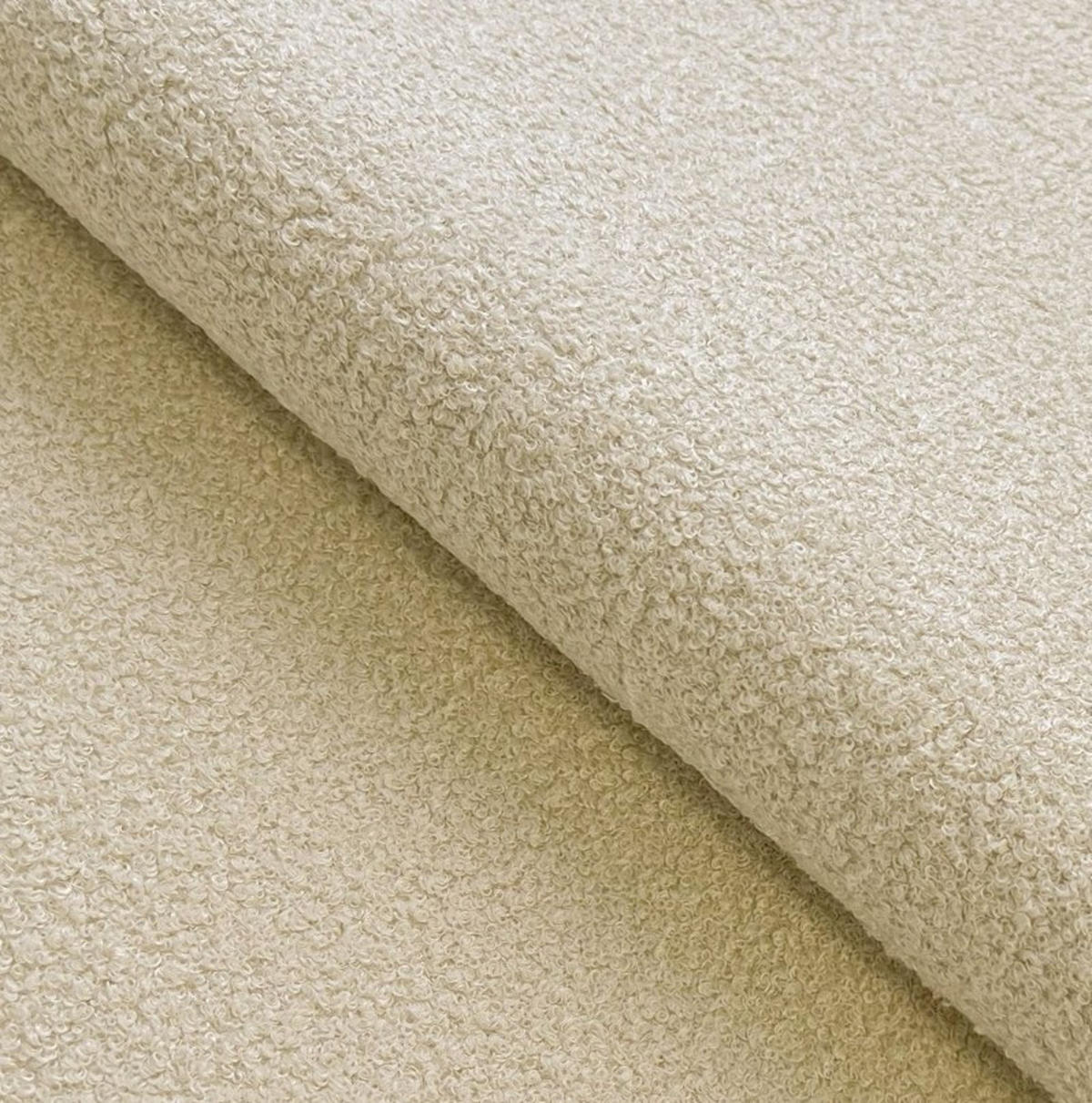 ECKSOFA BABU mit Schlaffunktion, Moderne Polsterecke für Wohnzimmer, funktionales Schlafsofa im Stoff NOW OR NEVER, 300x105x60cm rechte, beige​ - Beige, Holz/Textil (300/190cm) - DomoHome