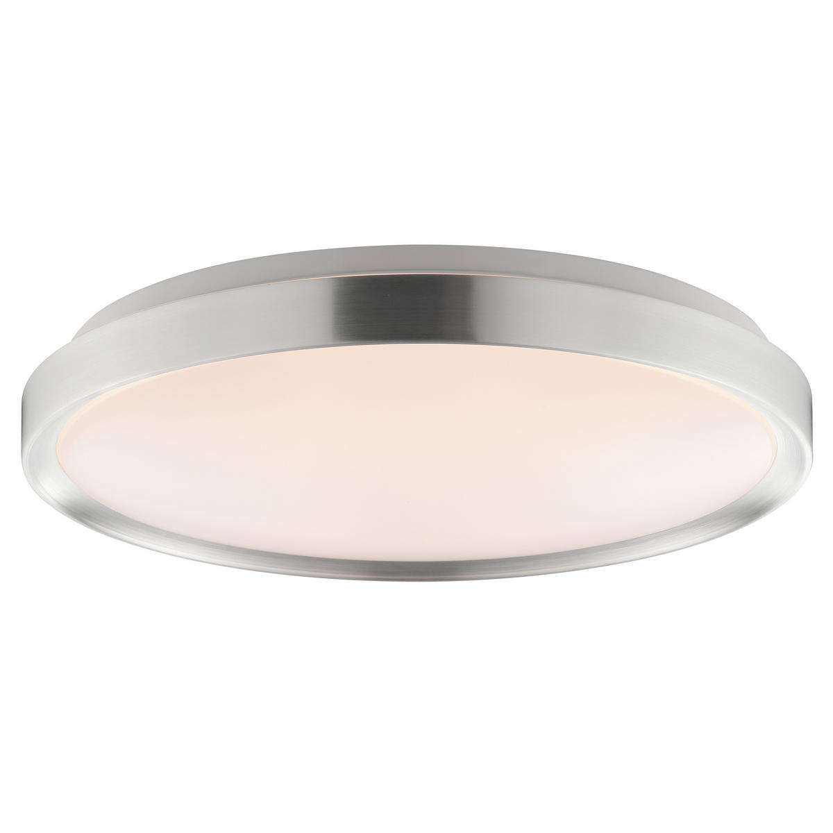 LED DECKENLEUCHTE Fancia Eisen/Weiß 39/39/6,5 cm - Multicolor, Metall (39/39/6.5cm) - Brilliant