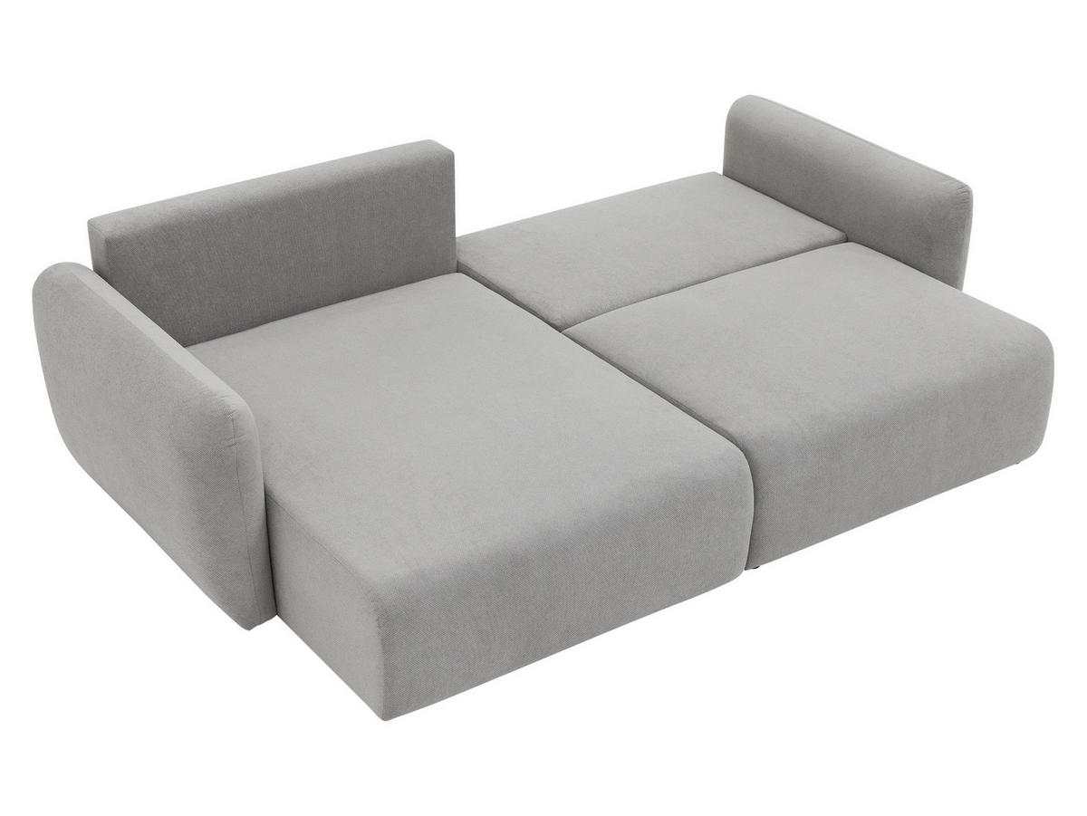 ECKSOFA Goya Slim - Schwarz/Rosa, Holz/Kunststoff (234/140cm) - MIRJAN24