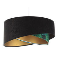 HÄNGELEUCHTE Grün 50/23 cm - Grün, Kunststoff (50/1.3/23cm) - ONZENO