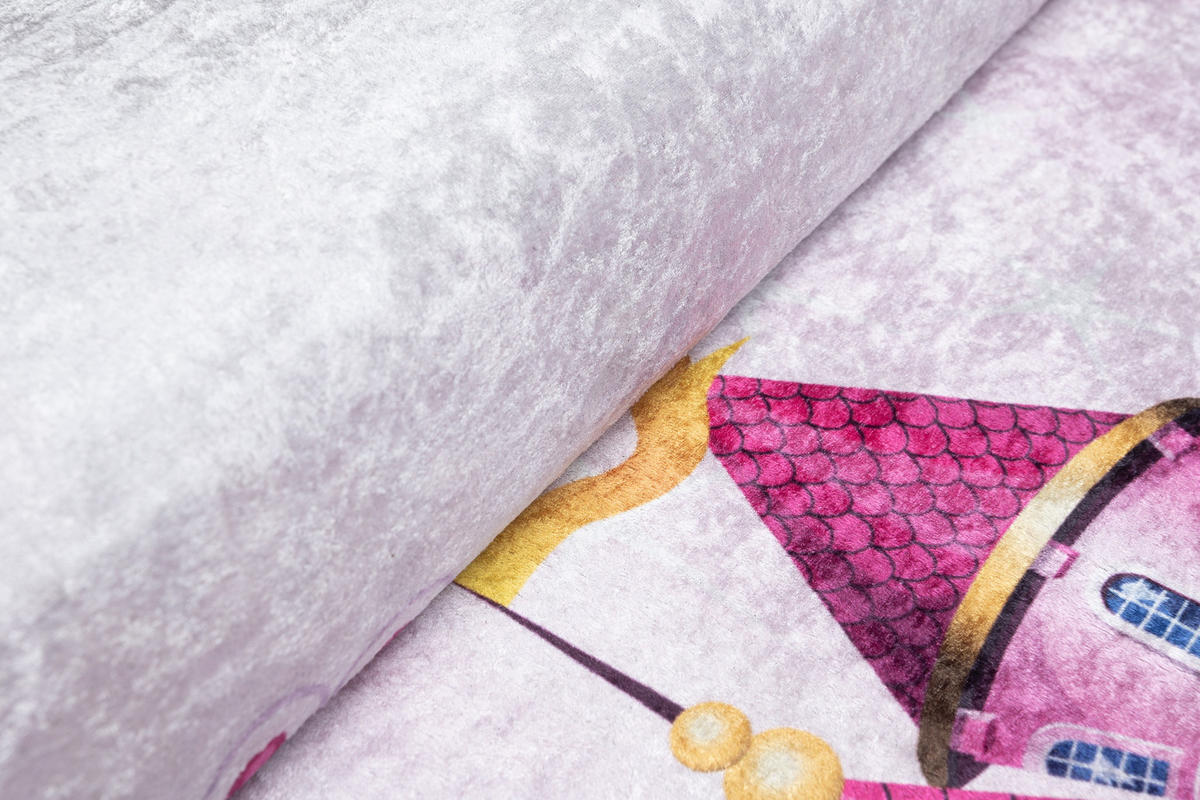 TEPPICH EMMA Rosa 140/200 cm - Rosa, Kunststoff (140/200cm) - Tapiso