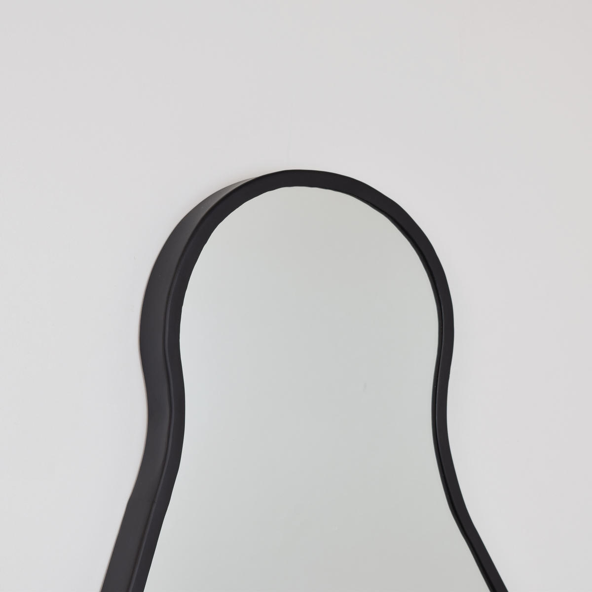 WANDSPIEGEL Origa Schwarz - Schwarz, Metall (40/70/4cm) - LOFT42