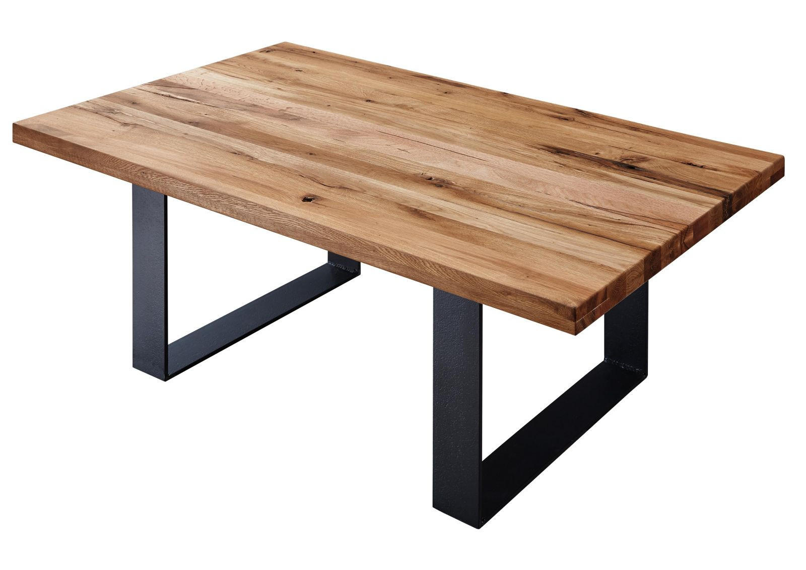 COUCHTISCH Wild-/Zerreiche 110x70x45 natur geölt MONTREUX #116 - Braun, Holz (110/70/45cm) - Massivmoebel24