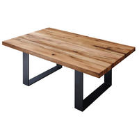 COUCHTISCH Wild-/Zerreiche 110x70x45 natur geölt MONTREUX #116 - Braun, Holz (110/70/45cm) - Massivmoebel24