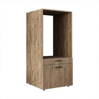 WASCHMASCHINENSCHRANK Serie 2 67cm Breit, 145cm Hoch - Eichefarben, Holzwerkstoff (67/145/67cm)