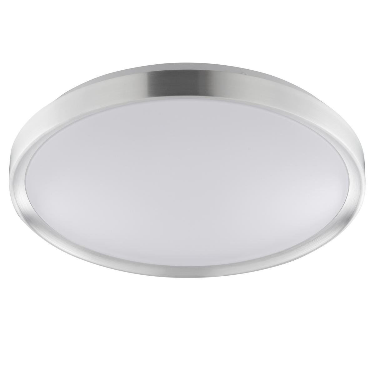 LED DECKENLEUCHTE Fancia Eisen/Weiß 39/39/6,5 cm - Multicolor, Metall (39/39/6.5cm) - Brilliant