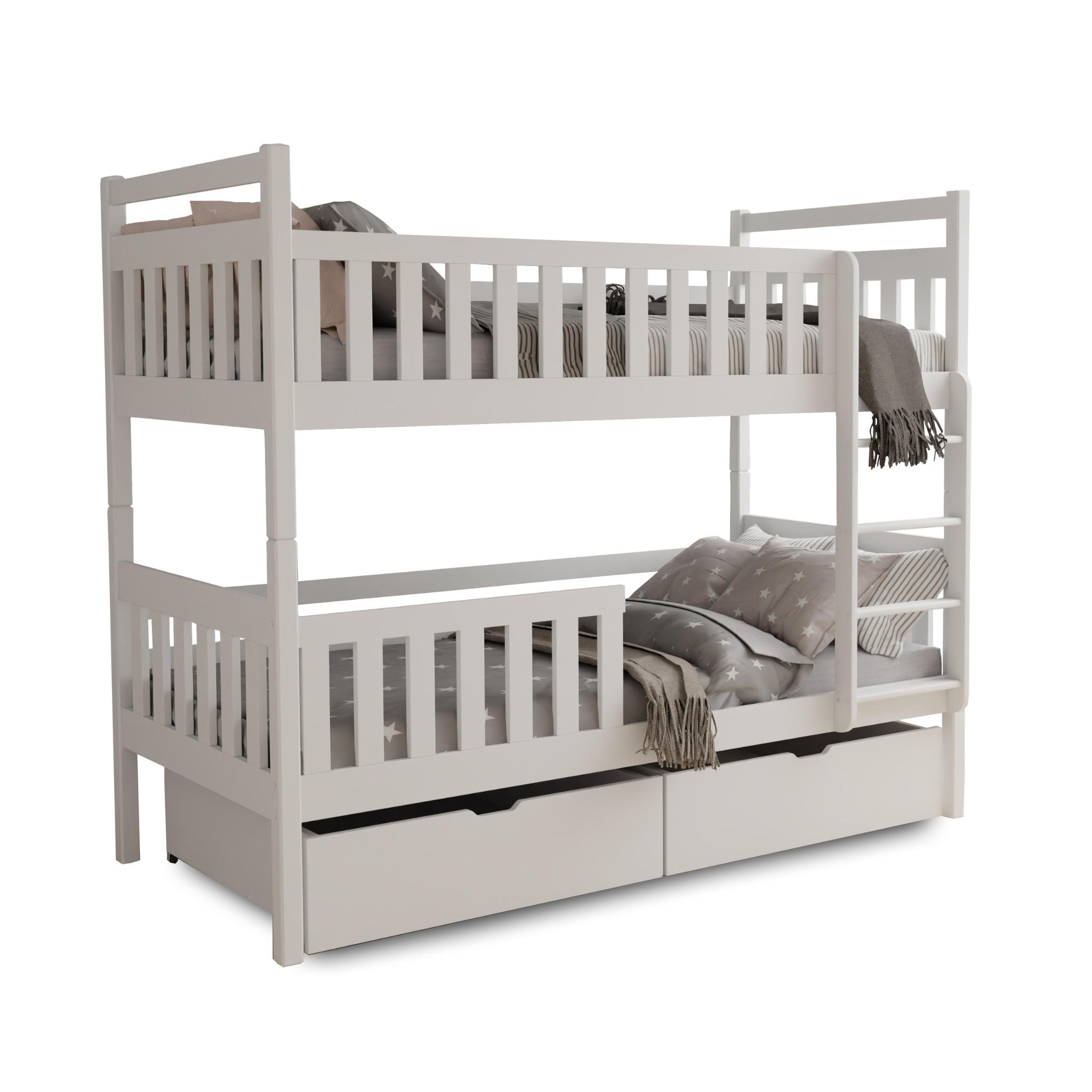 ETAGENBETT MICO Weiß 90/200 - Weiß, Holz - Deine Möbel 24