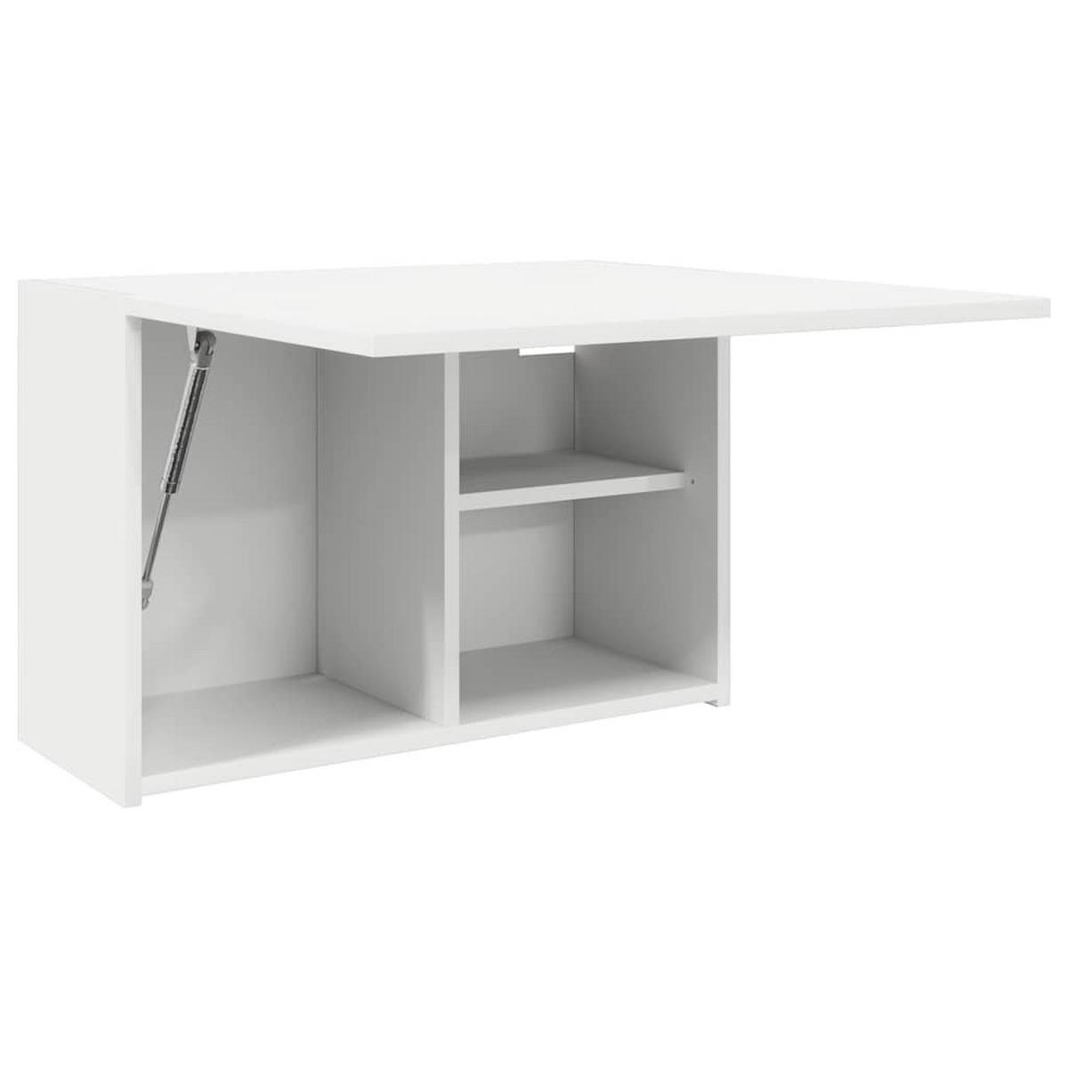 BAD-WANDSCHRANK Weiss 60/25/40 Cm Holzwerkstoff - Weiß, Holzwerkstoff (25/40/60cm) - vidaXL