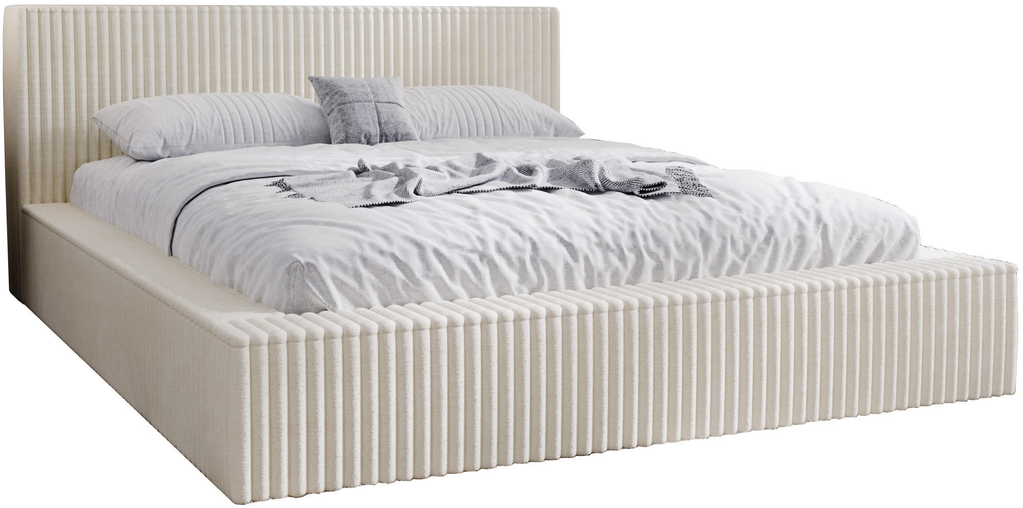 Emporius Polsterbett Beige 180x200 cm