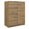 KOMMODE 2D2S - EICHE ARTISAN - Eiche Artisan, Holzwerkstoff (70/97/40cm) - CDF
