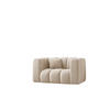 SESSEL Sofa Grand modular stoff Haga Ecru - Ecru, Holz (137/70/89cm) - Kaiser Möbel