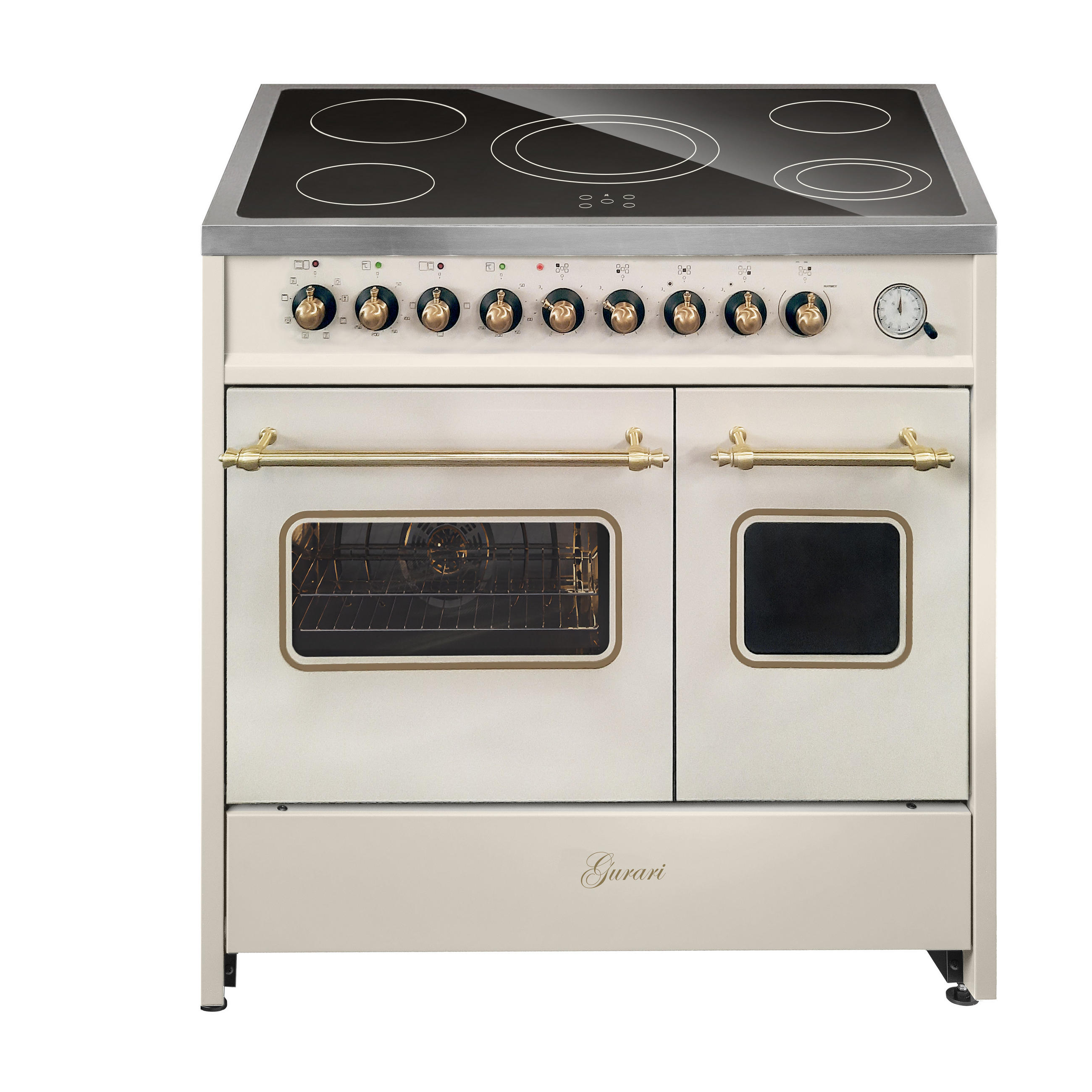 Gurari Elektro-Standherd Creme 90x94x61.5 cm
