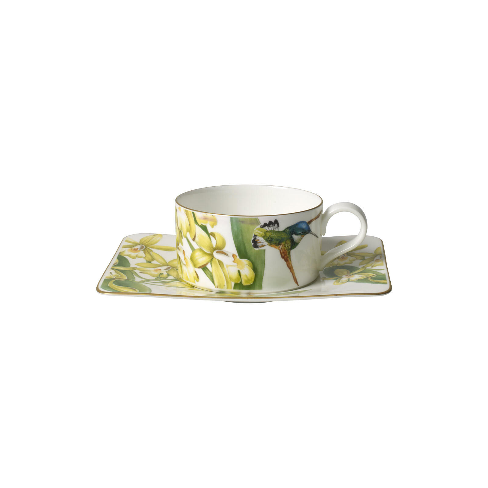 TEETASSE MIT UNTERTASSE Amazonia bunt 230 ml - Multicolor, Keramik (0.23L) - Villeroy & Boch