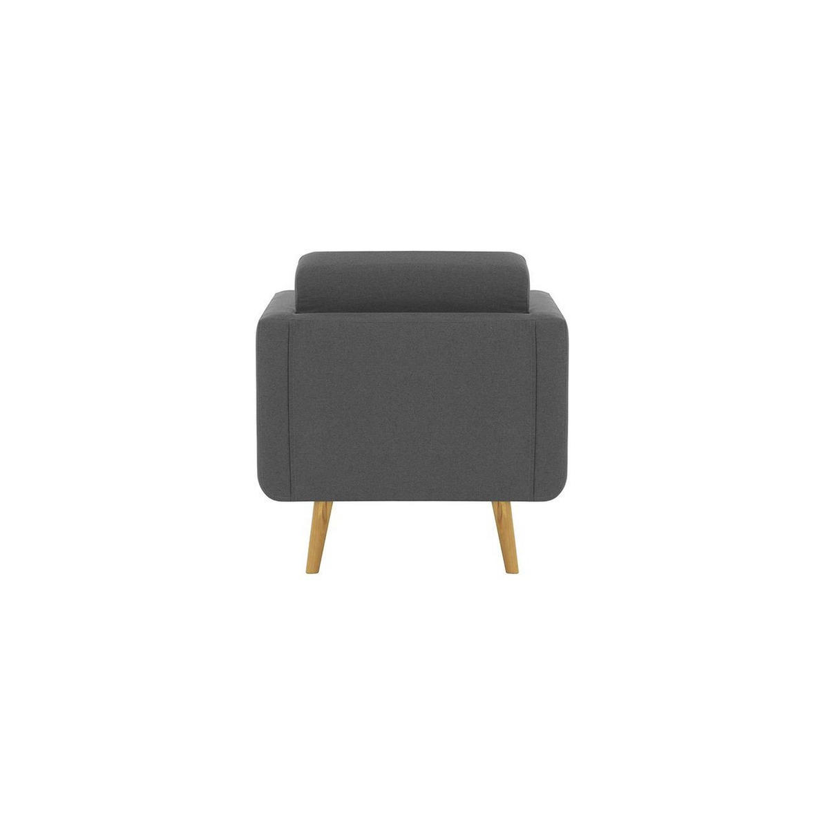 SESSEL Brest-Malmo 95 - Dunkelgrau, Holz/Textil (80/84/81cm)